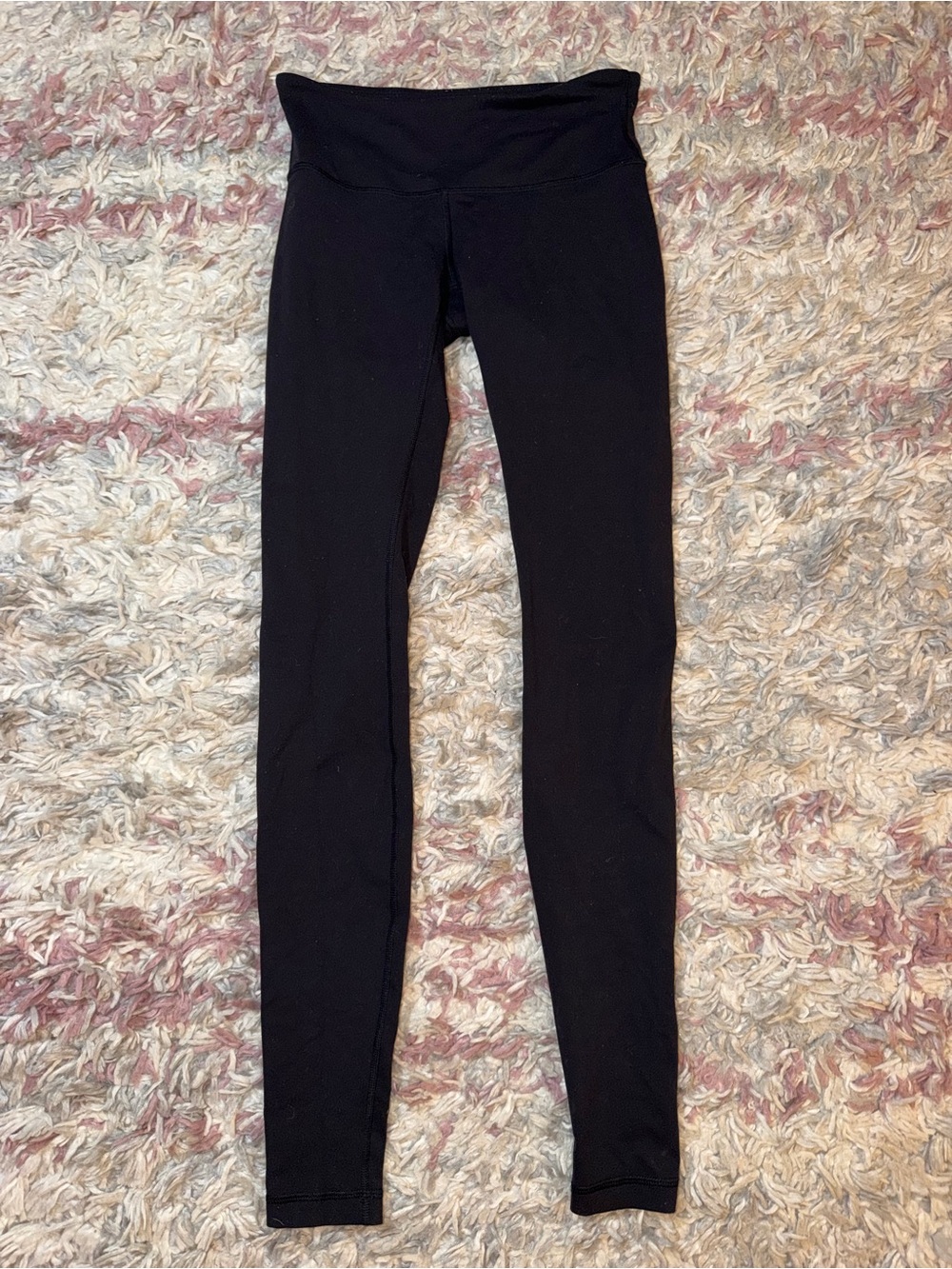 Lululemon black luon wunder under leggings 4